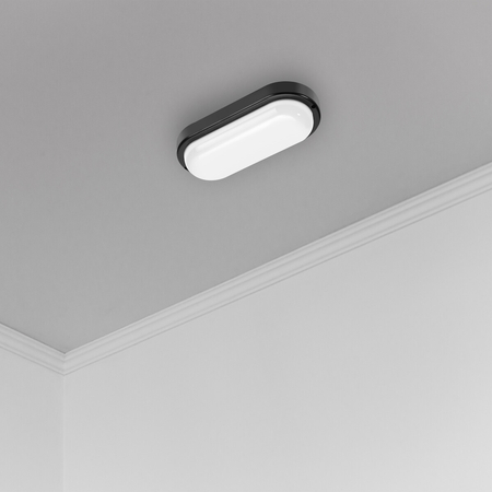 Eko-Light Oprawa Kanałowa Davo Owal 18W 4000K IP64 Czarny EK1083 CZARNY