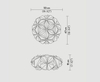Lampa sufitowa/kinkiet Slamp La Vie white