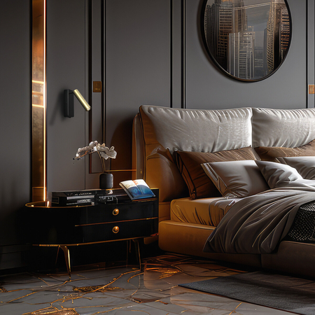 Milagro Kinkiet Santi 1xG9 Czarny/Złoty ML1014 CZARNY/ZŁOTY