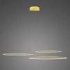 Lampa wisząca Ledowe Okręgi No.3 Φ100 cm in 4k złota Altavola Design