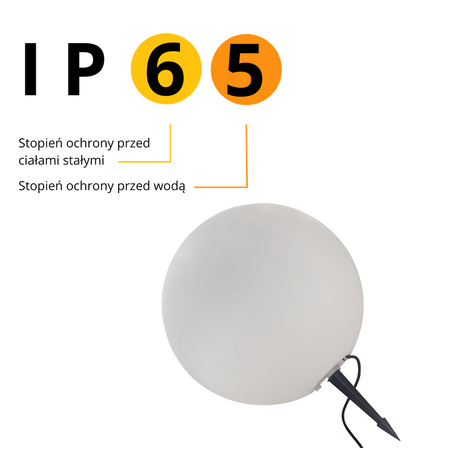 Lampa ogrodowa Gaja 50 cm 1xE27 LP-JH-1095-500