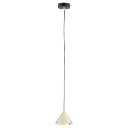 Lampa wisząca ELIT 1 Emibig 1329/1 czarny/złoty
