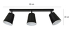 Lampa wisząca PRISM 3 BLACK / WHITE Emibig 385/3 biały/czarny