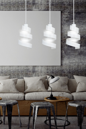 Lampa wisząca SAGA 3 WHITE Emibig 351/3 biały