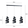 Lampa wisząca SAGA 3 BLACK Emibig 352/3 czarny