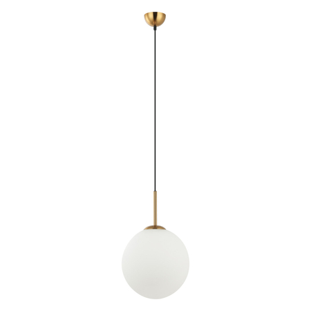 Lampa wisząca Italux PND-5578-1L-BRO Brąz antyczny, biały