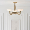 Lampa sufitowa Endon Lighting Cagney CAGNEY-3AB mosiądz