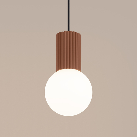 Sollux Lighting Lampa wisząca HALO 1 mocca SL.1734
