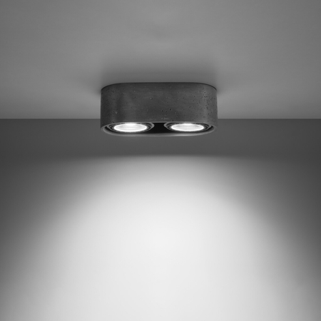 Sollux Lighting Plafon BASIC 2 beton SL.0882