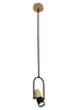 Lampa wisząca Bovino 1x GU10 czarny LP-1111/1P