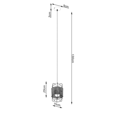 Sollux Lighting Lampa wisząca GIZUR 1 SL.1300