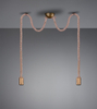 Lampa wisząca Trio 310100204 złoty