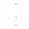 Lampa wisząca Zuma Line Wickle Pendant PL-15102-GD
