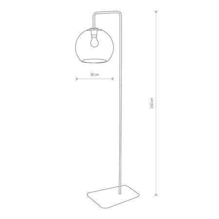 Lampa podłogowa MONACO Nowodvorski 8794 czarny