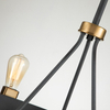 Lampa wisząca / Półplafon Silas - 6 źródeł światła Quintiesse QN-SILAS-6P-DZ