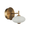 Kinkiet Italux Nico WL-8545-1-BK-GD Czarny, złoty