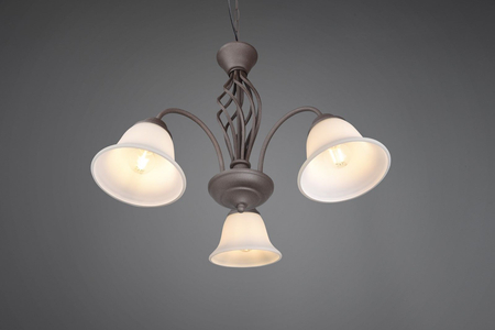 Lampa wisząca Trio 101000324 biały/miedziany