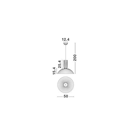 Lampa wisząca Luces Exclusivas GIRONTO LE45305 biały
