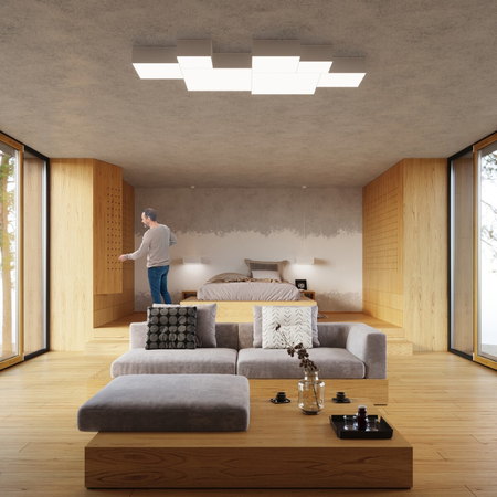 Sollux Lighting Plafon HORUS 55 biały SL.0922