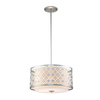 Lampa wisząca Elstead Lighting Ziggy srebrny ZIGGY-2P-M-LS