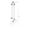 Lampa wisząca Zuma Line P0389-03D-F4AC Gem