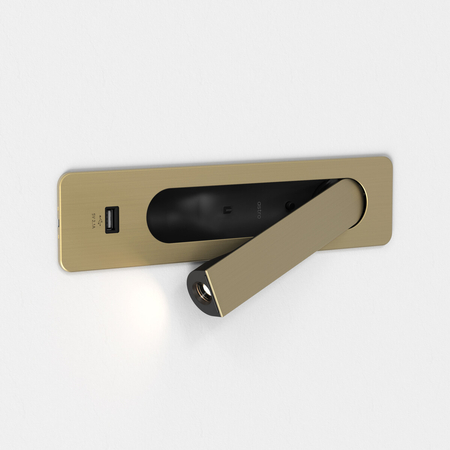 Kinkiet Astro Keta USB 1437007 Matowy Złoty