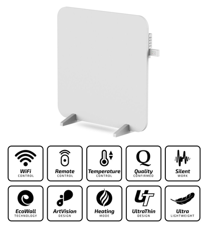 Panel grzewczy Cronos Titanium z WiFi i pilotem 450W