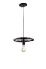 Lampa wisząca RANCH 1 Azzardo AZ1648 black