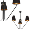 Milagro Żyrandol VICTORIA BLACK 3xE27 MLP4912 CZARNY