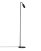 Lampa podłogowa By Rydens Curve 4100950-4002 matowy czarny