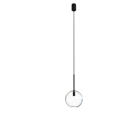 Lampa wisząca SPHERE S Nowodvorski 7847 transparentny/czarny