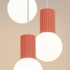 Sollux Lighting Lampa wisząca HALO 3P brzoskwiniowa SL.1755