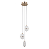 Lampa wisząca Italux Alani PND-34375-3-HBR Złoty