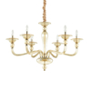 Żyrandol Ideal Lux 159942 Danieli SP6 Ambra