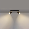 Sollux Lighting Plafon NERO 22,5 czarny/chrom SL.1409