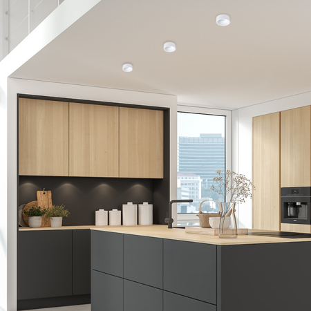 Milagro Oprawa Podtynkowa Bali Round White ML0053 BIAŁY