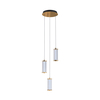 Lampa wisząca Zuma Line MD3147-3A-3GT CALLY LAMPA WISZĄCA ZŁOTA/GOLD