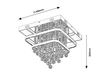 Lampa sufitowa Rabalux Pallas 2239 chrom