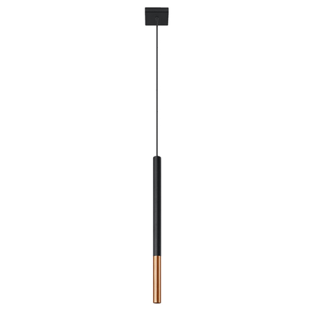 Sollux Lighting Lampa wisząca MOZAICA 1 czarny/miedź SL.0888