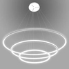 Lampa wisząca Ledowe Okręgi No.3 80cm 3k biała Dali