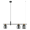 Lampa wisząca Italux Servio PND-66892-3-BK-SG Czarny