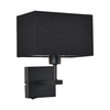 Kinkiet Italux Norte WL-1122-1-A-BM-RC-BL Czarny mat