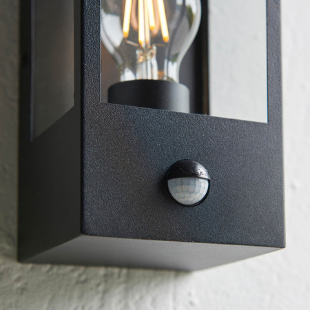Kinkiet zewnętrzny Endon Lighting Oxford PIR 94995 czarny