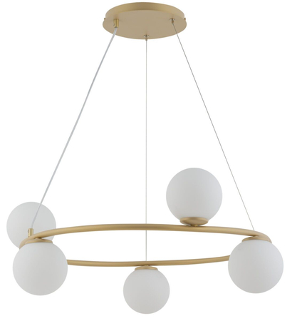 Sigma 33381 GAMA KOŁO 5 złoty beż lampa wisząca