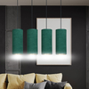 Lampa wisząca BENTE 4 BL GREEN Emibig 1058/4 zielony