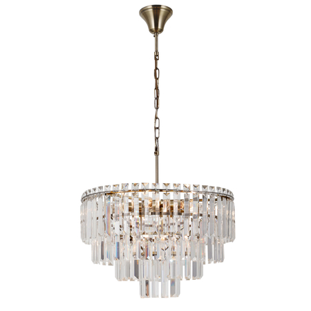 Lampa wisząca Italux PND-22320-9-ABR Brąz antyczny