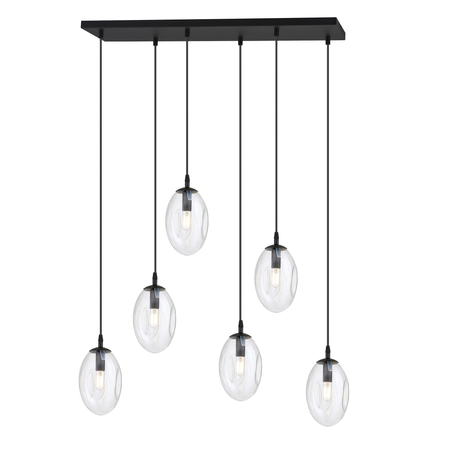 Lampa wisząca ASTRAL 6 Emibig 1265/6 czarny