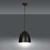 Lampa wisząca LENOX 1 BLACK / WHITE Emibig 391/1 biały/czarny