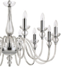 Żyrandol Ideal Lux 168906 Doge SP12 Trasparente