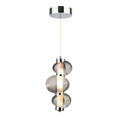 Milagro Lampa wisząca BOLLA SMOKED 12W LED ML1425 CHROM